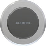 Sistema de descarga Geberit para inodoros. Descarga electrónica, servicio de red, servicio de red, doble descarga, botón infrarr